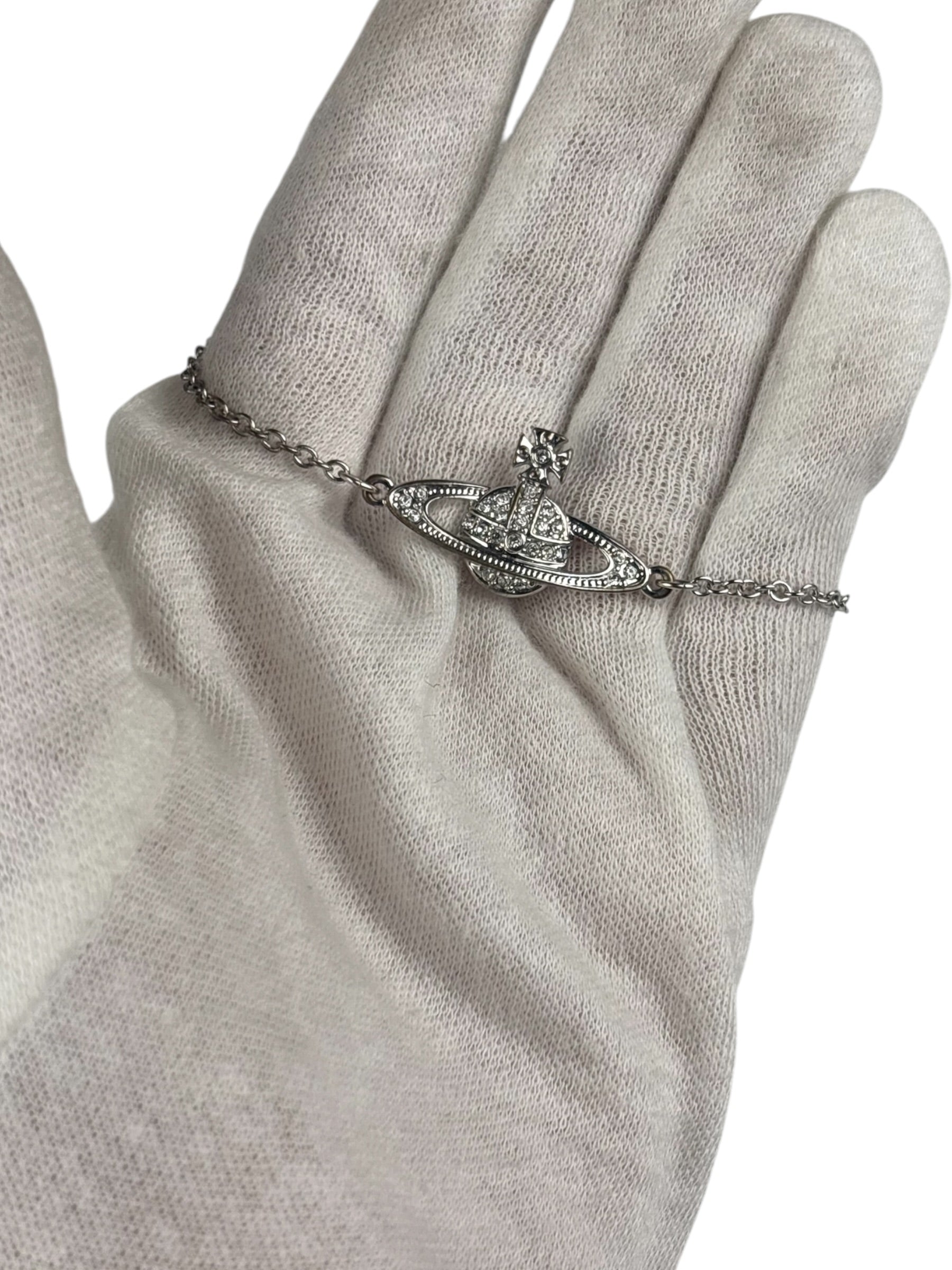 Vivienne Westwood Silver Mini Bas Relief Bracelet