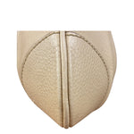 Salvatore Ferragamo Beige Gancini Buckle Shoulder Bag