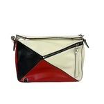 Loewe Colorblock Leather Puzzle Two-Way Bag