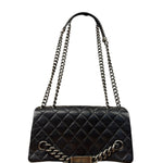 Chanel Black Leather Quilted Leather 31 Rue Cambon Flap Bag 2014