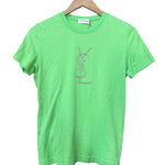 YSL Vintage Green Multi Logo Baby Tee