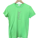 YSL Vintage Green Multi Logo Baby Tee