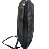 Gucci Vintage Micro GG Black Leather Shoulder Bag