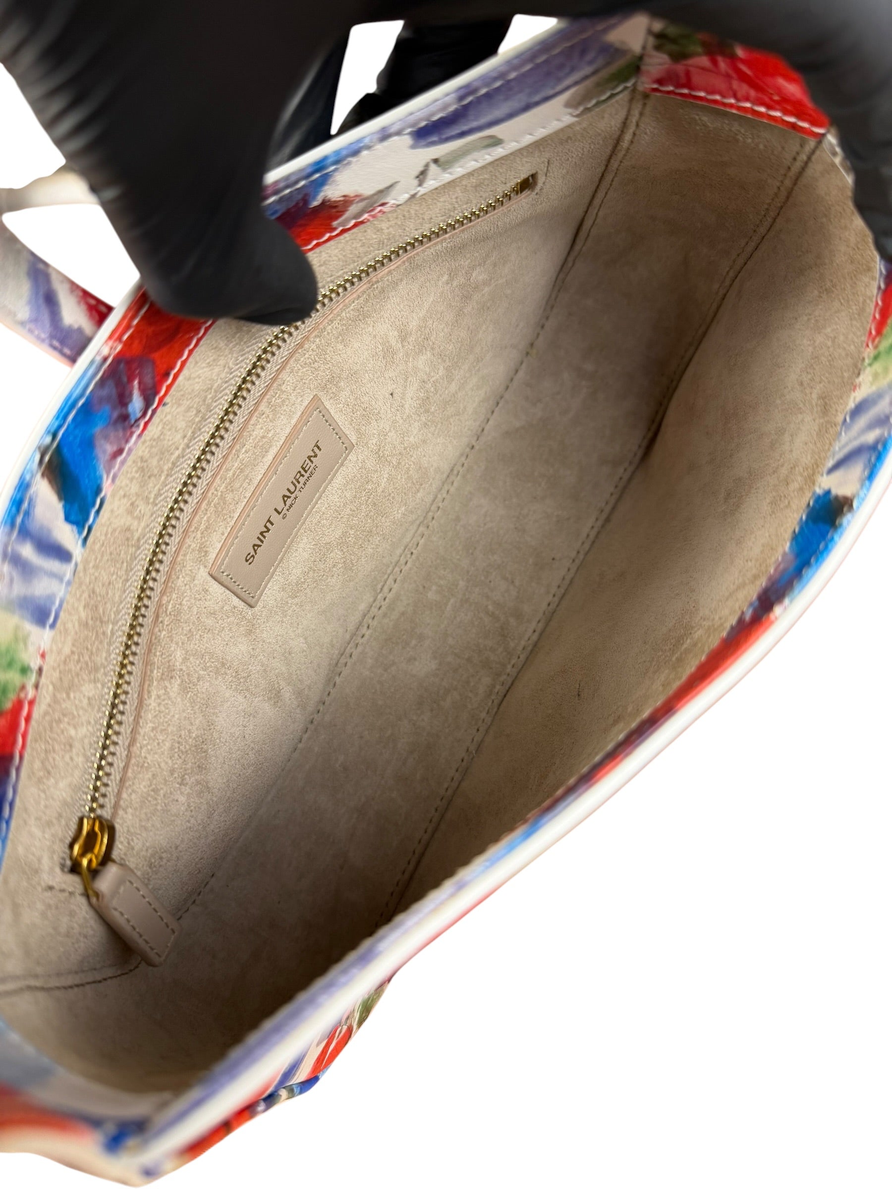 YSL x Nick Turner Limited-Edition Multi-Color Leather Le 5 a 7 Hobo Bag