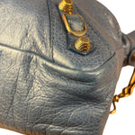 Balenciaga Light Blue Arena Leather Classic Le City