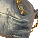 Balenciaga Light Blue Arena Leather Classic Le City