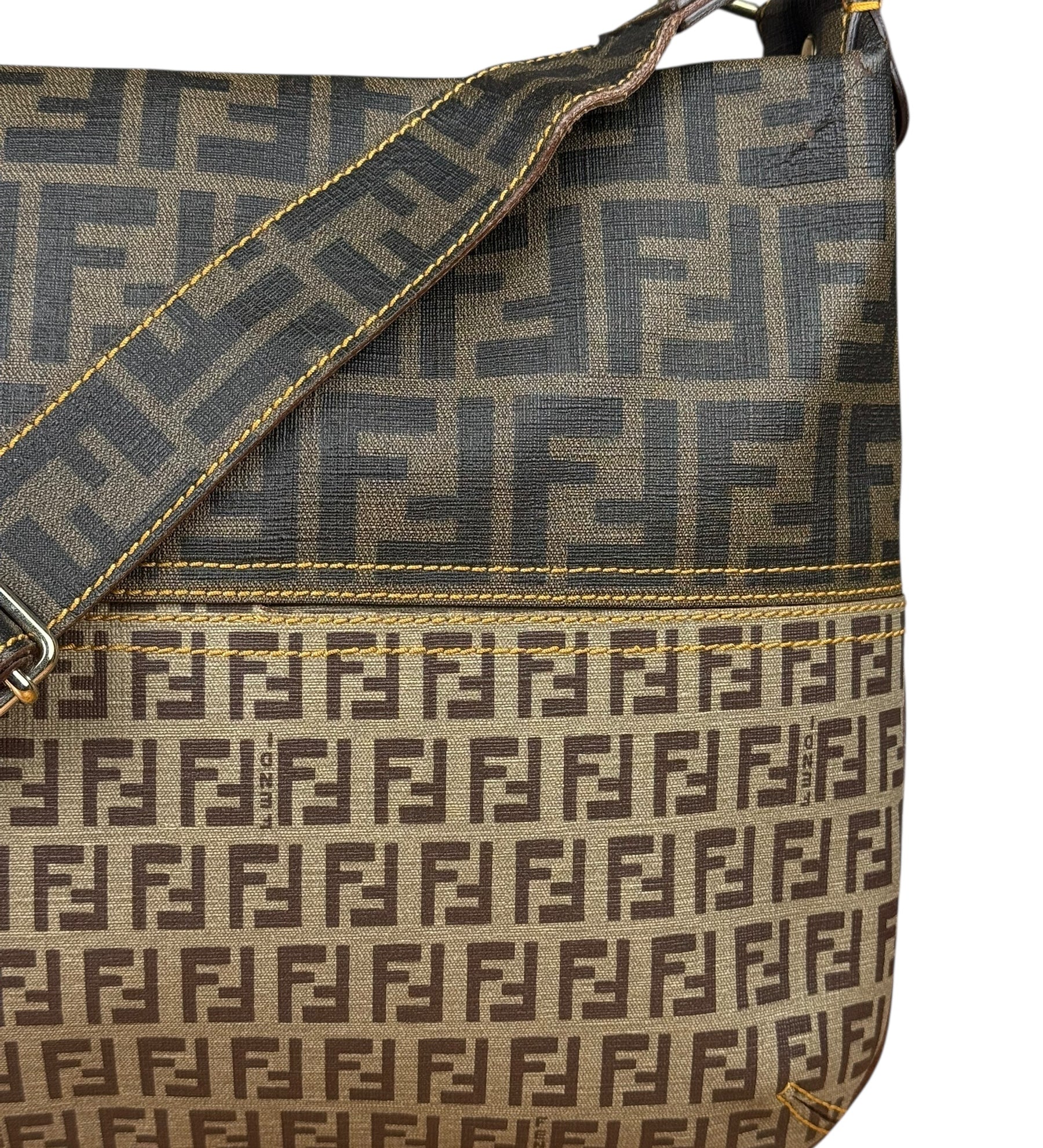 Fendi Zucca Combination Crossbody Bag