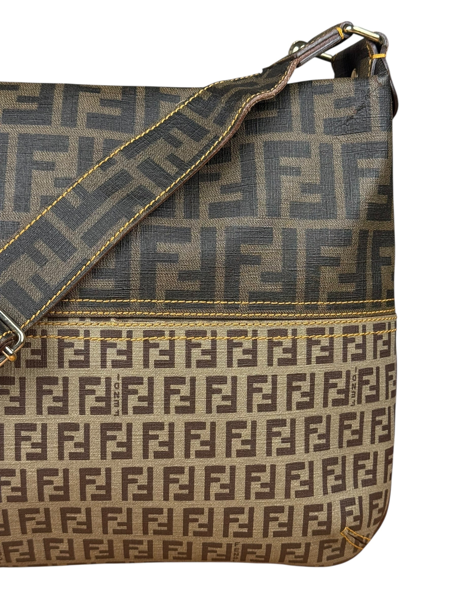 Fendi Zucca Combination Crossbody Bag