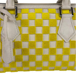 Louis Vuitton Cream/Yellow Damier Cubic Printemps Etè Speedy 2013