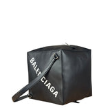 Balenciaga Black Leather Giant Box Bag