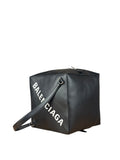 Balenciaga Black Leather Giant Box Bag