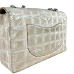 Chanel Vintage Beige Travel Line Classic Flap 2001