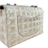 Chanel Vintage Beige Travel Line Classic Flap 2001