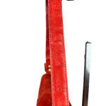 Fendi Baguette Red Suede