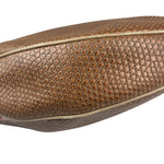 Salvatore Ferragamo Brown Lizard-Embossed Hobo Bag