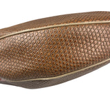 Salvatore Ferragamo Brown Lizard-Embossed Hobo Bag