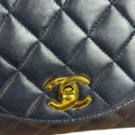 Chanel CC Black Classic Flap Bag 1988