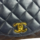 Chanel CC Black Classic Flap Bag 1988