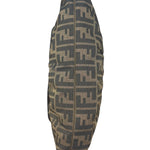 Fendi Zucca Brown Monogram Canvas FF Chef Shoulder Bag