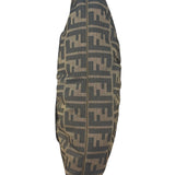 Fendi Zucca Brown Monogram Canvas FF Chef Shoulder Bag