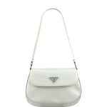 Prada White Cleo Shoulder Bag