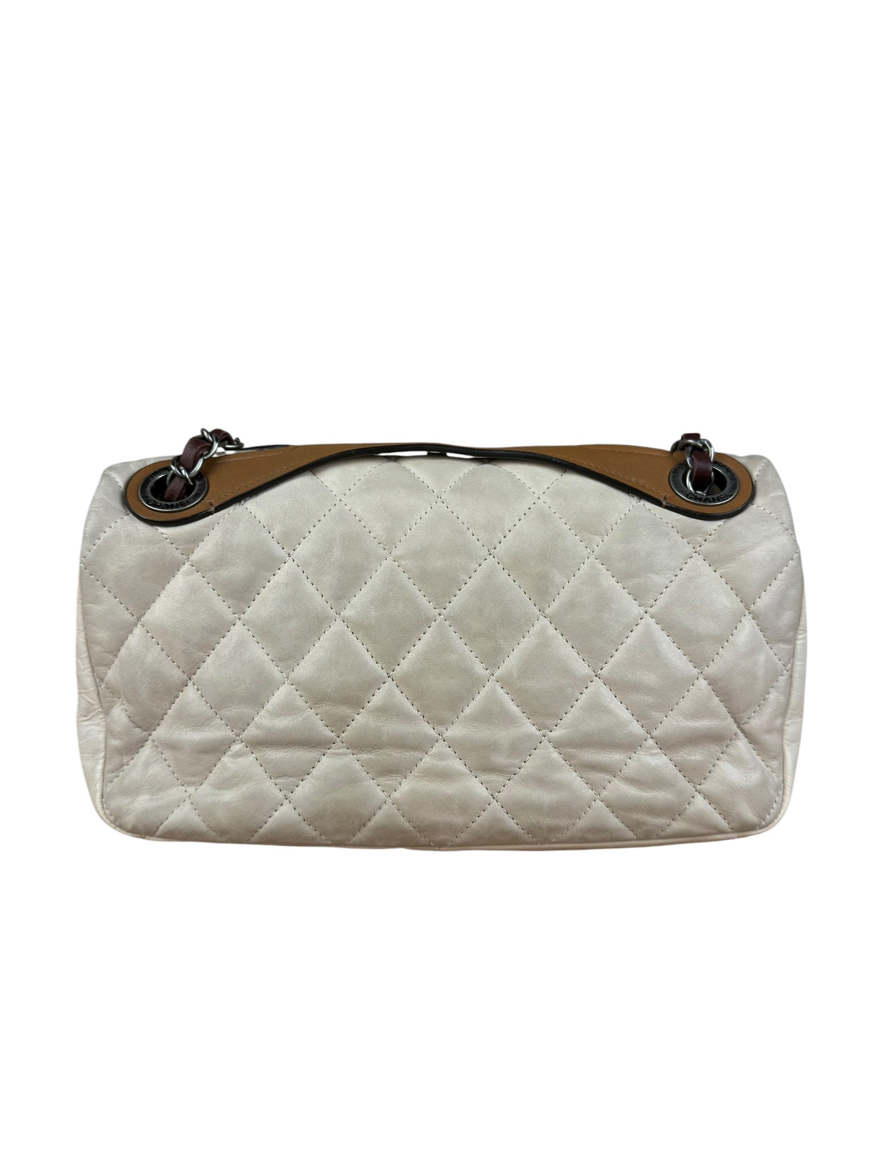 Chanel Beige Iridescent In-The-Mix Flap Bag 2011
