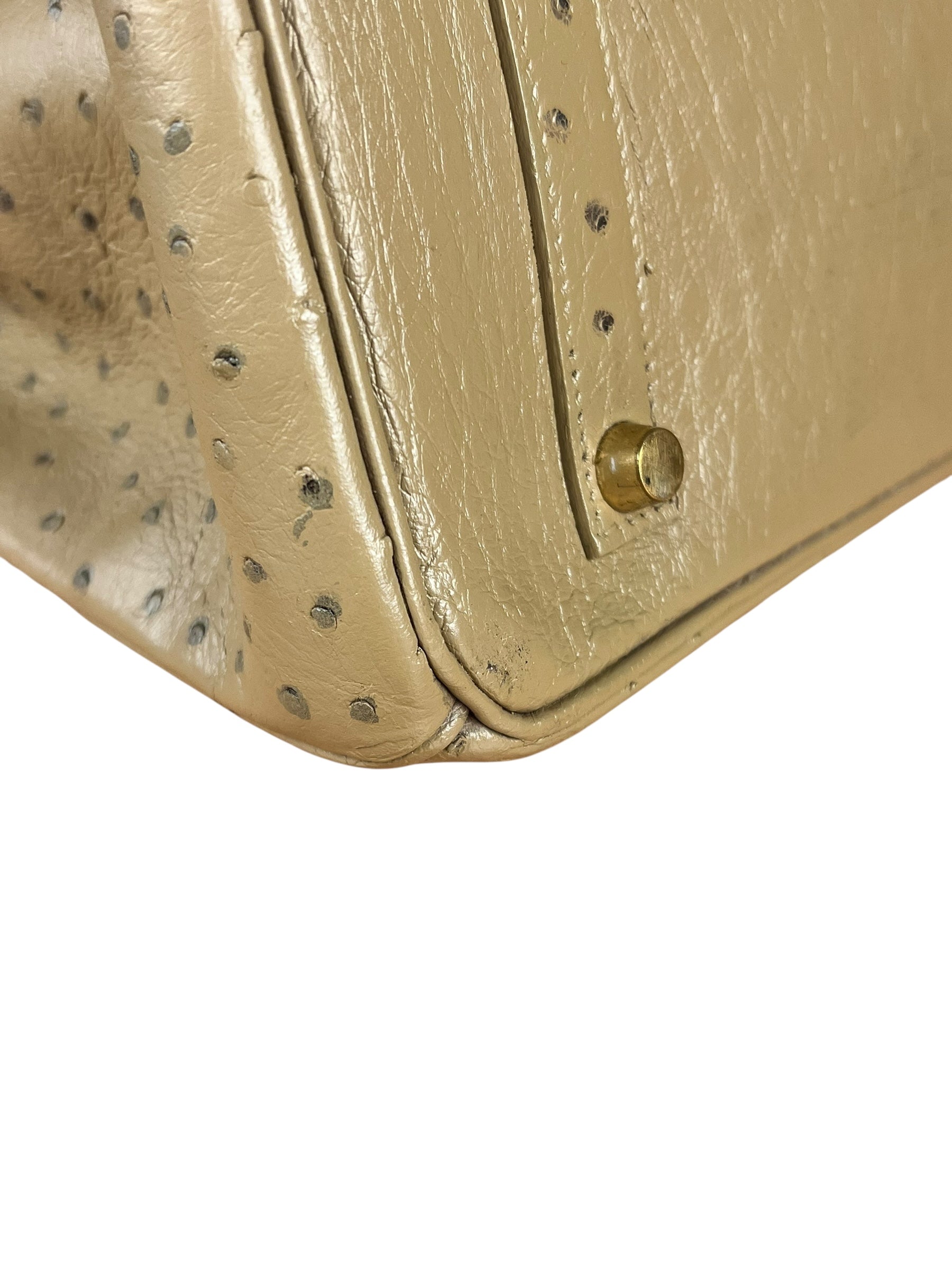 Hermes Birkin 35 Mousse Ostrich 2001