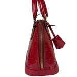 Louis Vuitton Red Vernis Alma BB Handbag