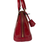 Louis Vuitton Red Vernis Alma BB Handbag
