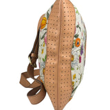 Gucci Vintage Leather/Canvas Blooms Crossbody