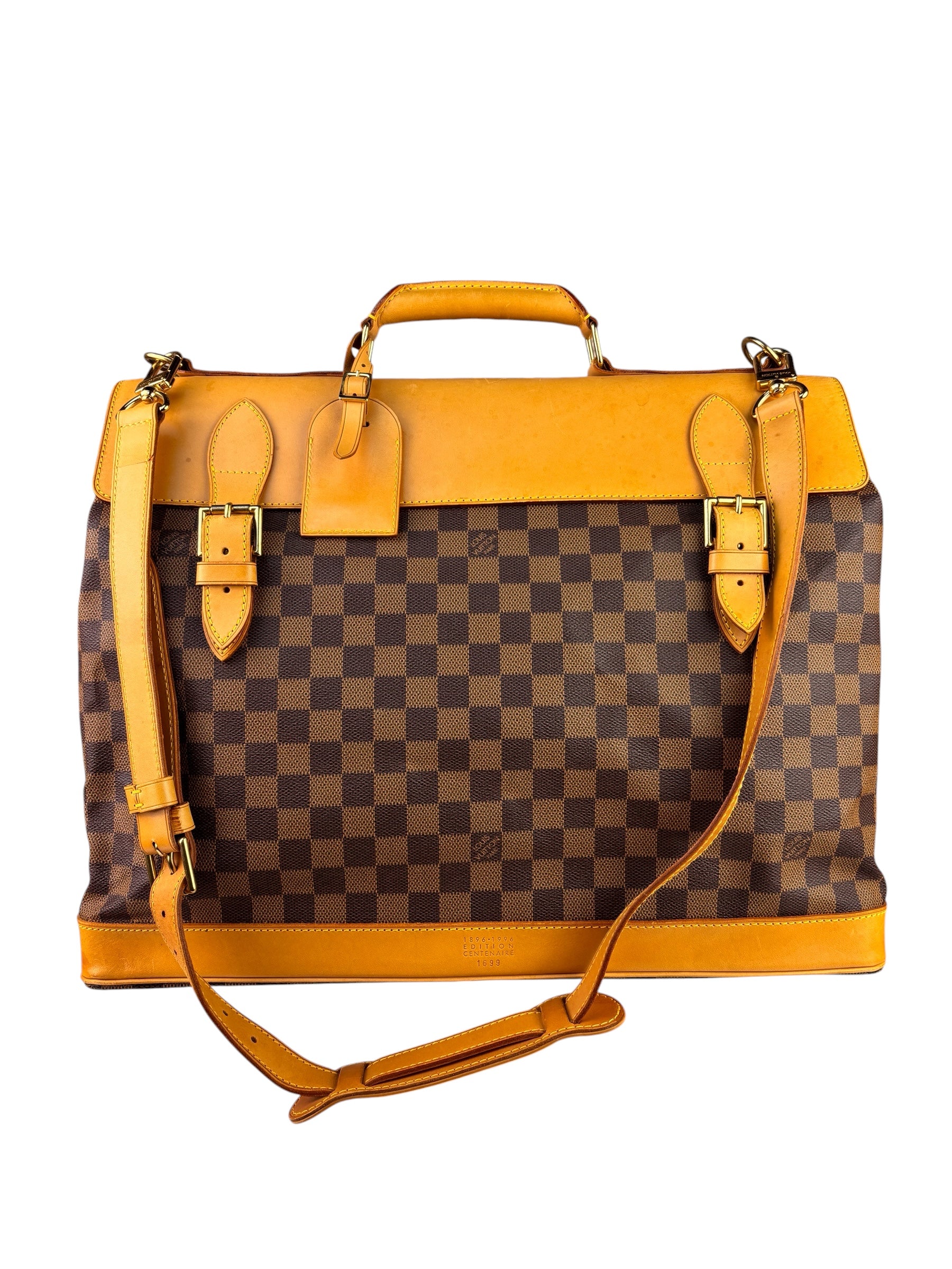 Louis Vuitton Damier Ebene 100th Anniversary Centenaire Clipper Two-Way Bag