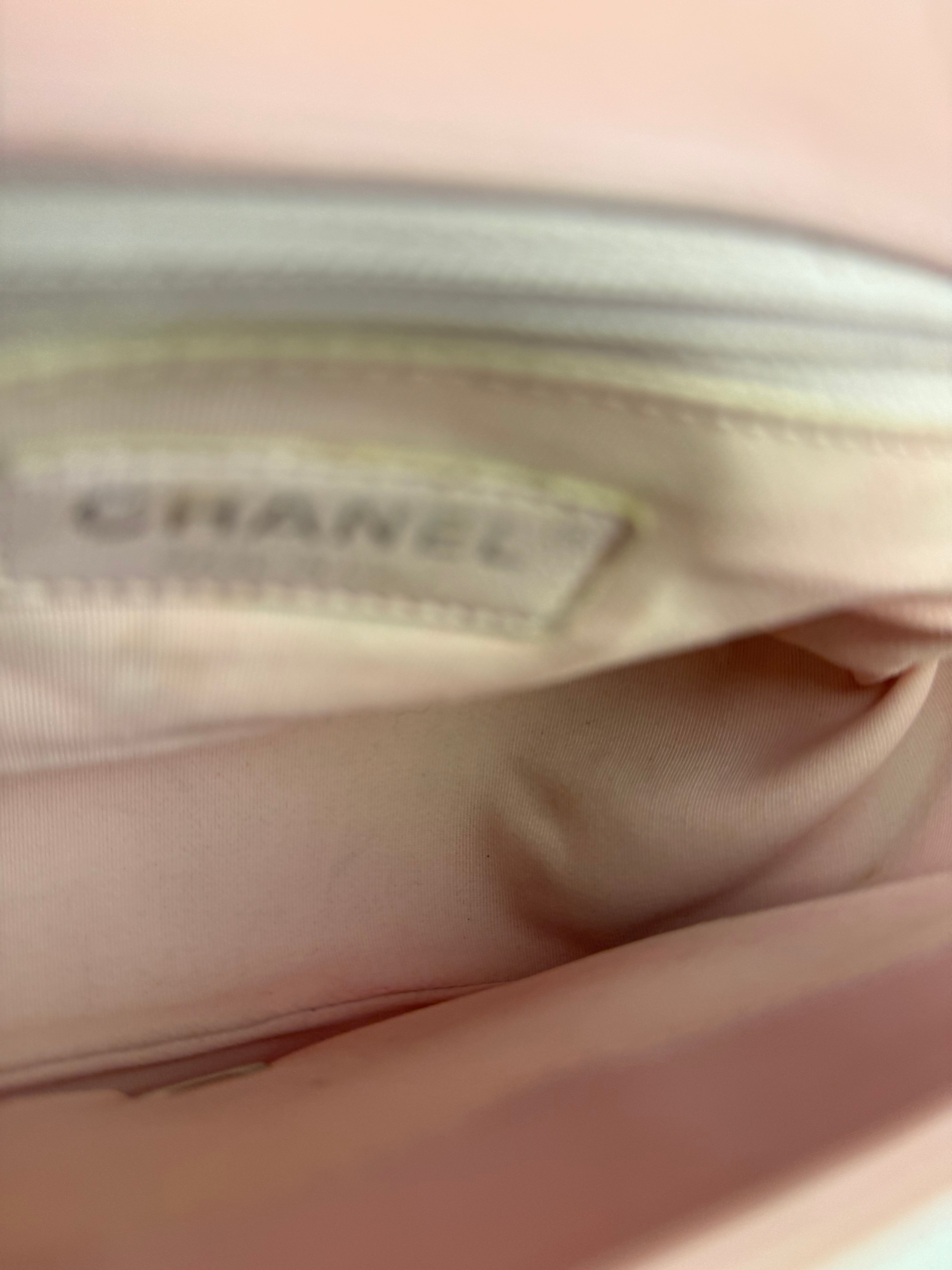 Chanel Pink Stitch Quilt Ring My Bag 2Way Flap 2017