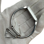 Gucci 1500L Silver Dial Bangle Watch