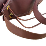 Cartier Vintage Burgundy Leather Must De Cartier Bucket Bag