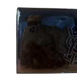 Yves Saint Laurent Black Patent Leather Belle De Jour Clutch