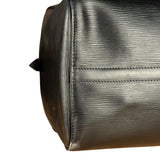 Louis Vuitton Noir Epi Leather Keepall 55