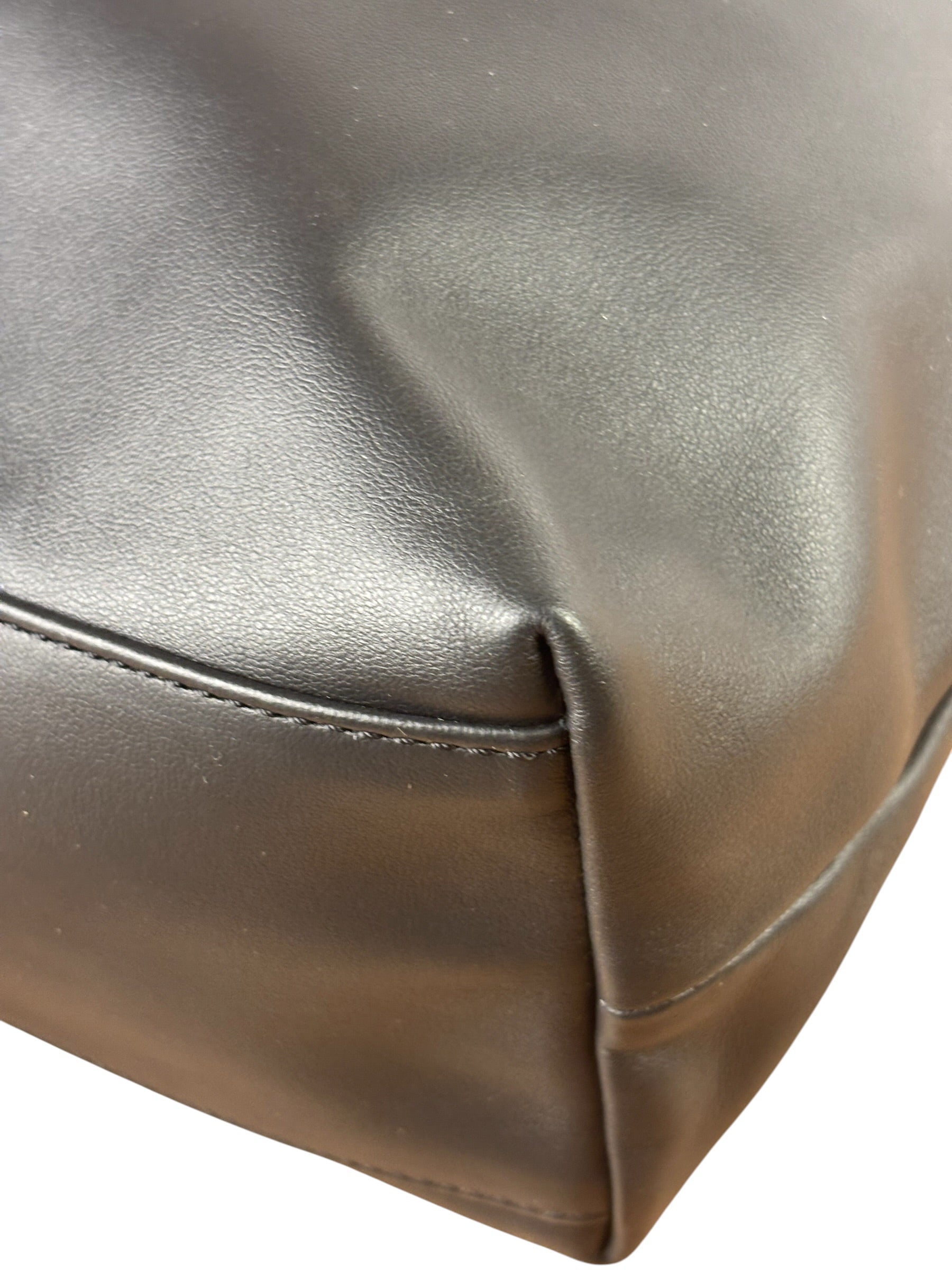 Longchamp Black Leather Le Pliage Xtra Medium Tote