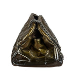 Chanel Metallic Gold Patent Leather Just Medemoiselle Bowling Bag 2011