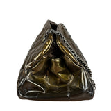 Chanel Metallic Gold Patent Leather Just Medemoiselle Bowling Bag 2011