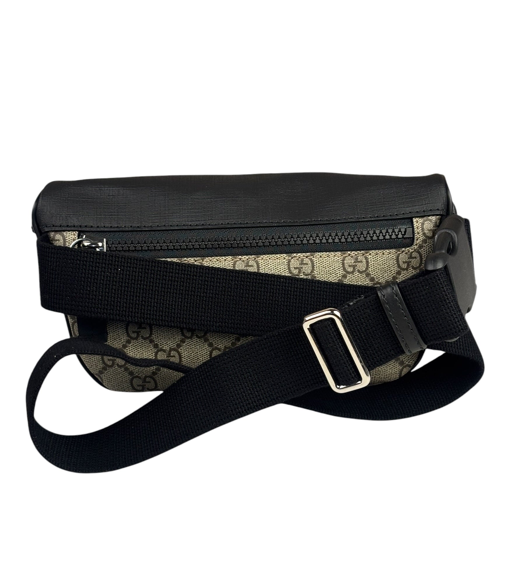 Gucci Beige/Black Leather GG Eden Belt Bag