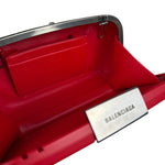 Balenciaga Lunch Box Logo Clutch