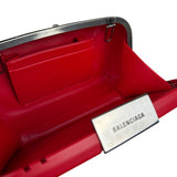Balenciaga Lunch Box Logo Clutch