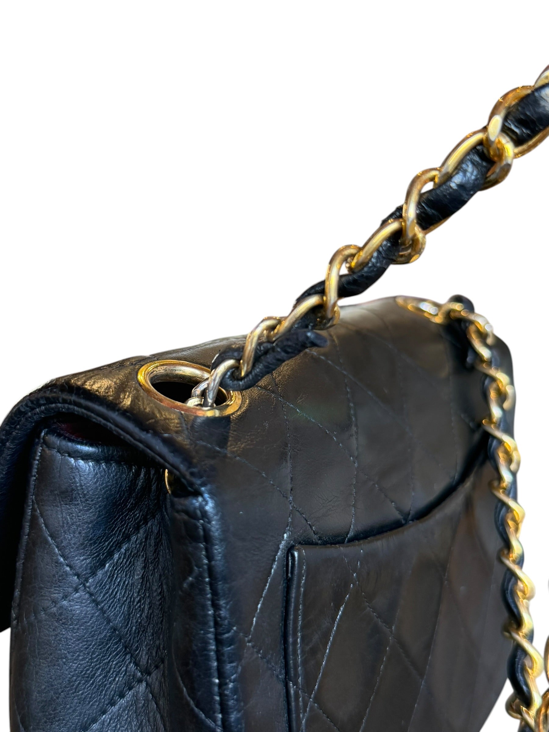 Chanel Black Leather Classic Mini Flap Bag ‘94-‘96