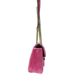 Gucci GG Marmont Pink Velour Chain Bag