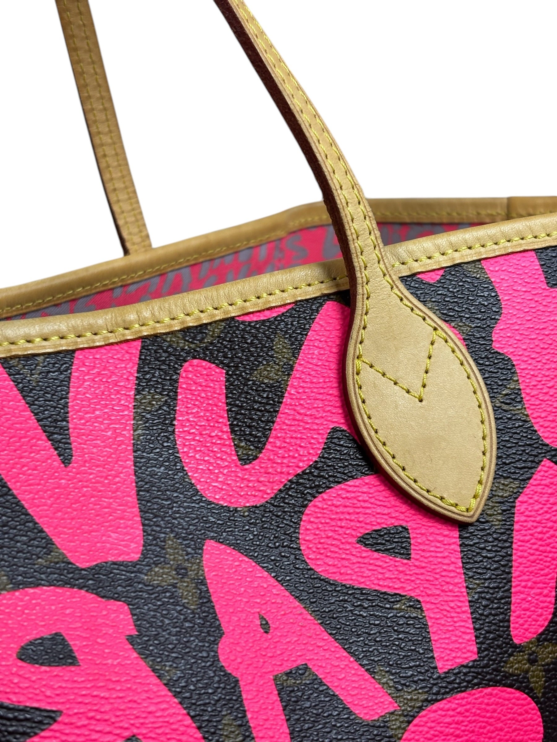 Louis Vuitton x Stephen Sprouse Graffiti Pink/Brown Monogram Neverfull GM