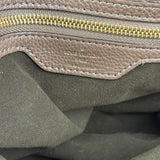 Louis Vuitton Brown Leather Mahina Hobo Bag