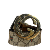 Gucci Heart GG Supreme Belt