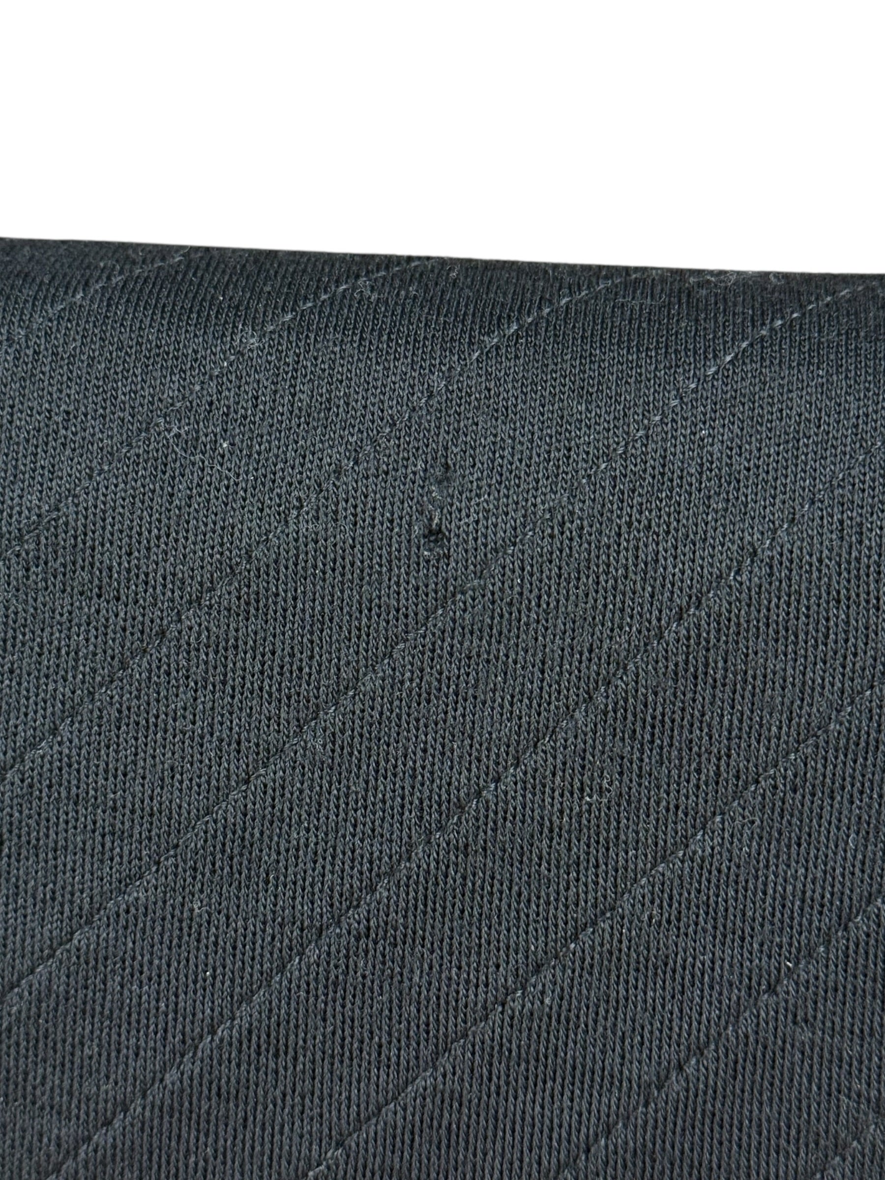 Chanel Vintage Black Cotton Quilted Flap Bag