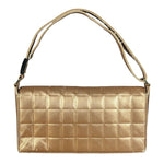 Chanel Gold Calfskin Chocolate Bar Shoulder Bag 2002