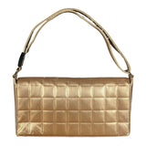 Chanel Gold Calfskin Chocolate Bar Shoulder Bag 2002